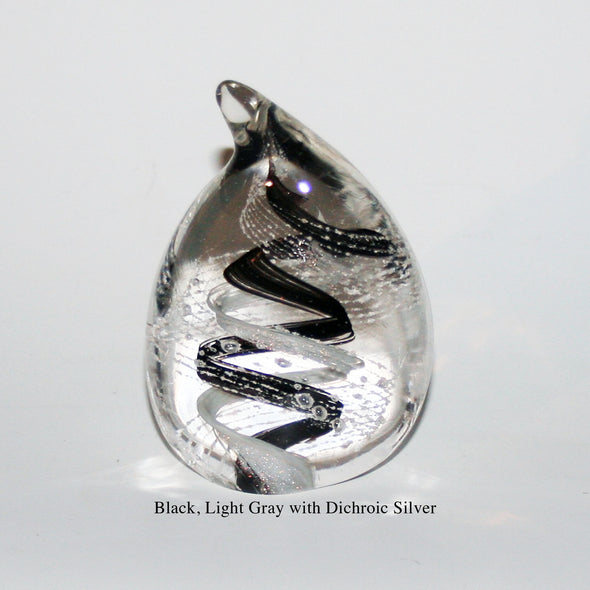 Memorial Glass Flame Paperweight - Kevin Fulton Glass