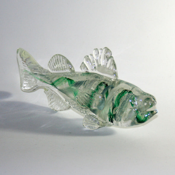 Memorial Glass Bass Sculpture - Kevin Fulton Glass