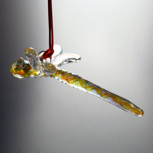 Memorial Glass Dragonfly Sun Catcher - Kevin Fulton Glass